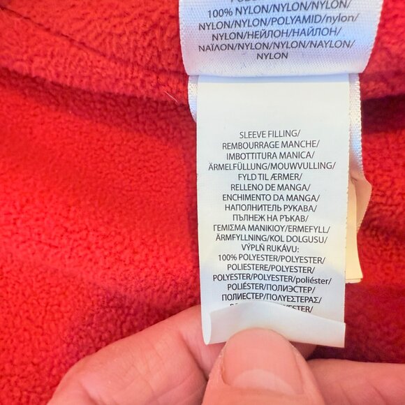 Polo Ralph Lauren Blue Bomber Jacket | Red Fleece Lining | Size Large - Picture 2 of 5